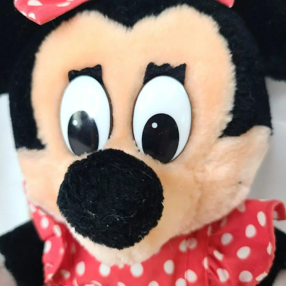 Vintage Minnie Mouse Plush Memorabilia Disneyland Walt Disney World 15” Korea - Picture 2 of 8